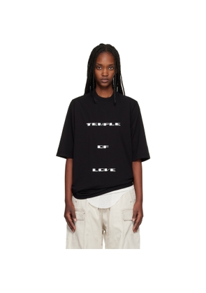 Rick Owens DRKSHDW Black Temple Jumbo S/S T-shirt