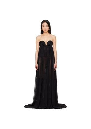 Mônot Black Sweetheart Jumpsuit