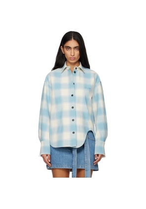 The Attico Blue Eliza Shirt