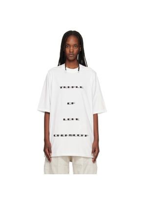 Rick Owens DRKSHDW Off-White Temple Jumbo S/S T-shirt