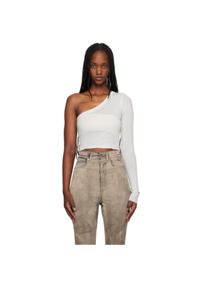 Rick Owens DRKSHDW White Temple Ziggy T-shirt
