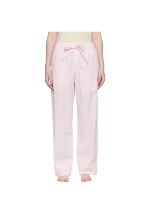 Tekla Pink Poplin Pyjama Pants