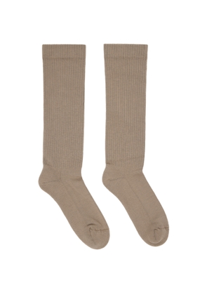 Rick Owens DRKSHDW Gray Concordians Knee High Socks