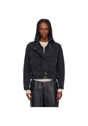 Isabel Marant Etoile Black Joseline Denim Jacket