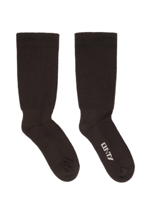Rick Owens DRKSHDW Gray Concordians Knee High Socks