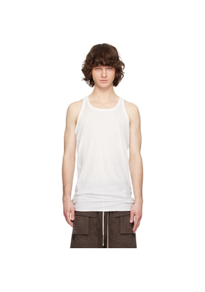 Rick Owens DRKSHDW White Temple Loose Tank Top