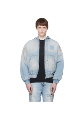 AMIRI Blue MA Zip Denim Jacket