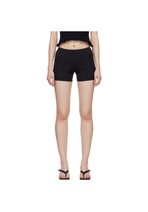 VETEMENTS Black Push-Up Yoga Shorts