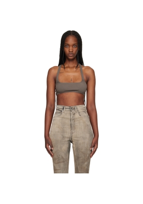 Rick Owens DRKSHDW Brown Temple Unhorny Top