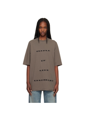 Rick Owens DRKSHDW Gray Temple Jumbo S/S T-shirt