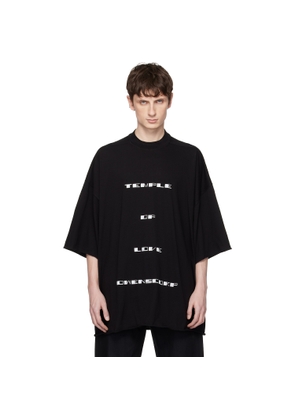 Rick Owens DRKSHDW Black Temple Tommy T-shirt