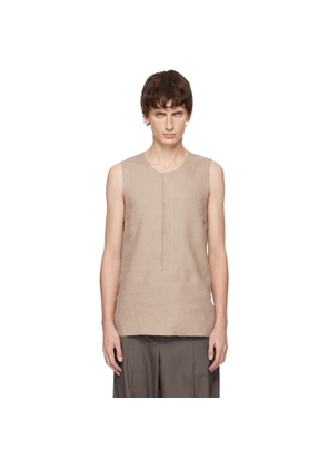 ZEGNA Beige Tank Shirt