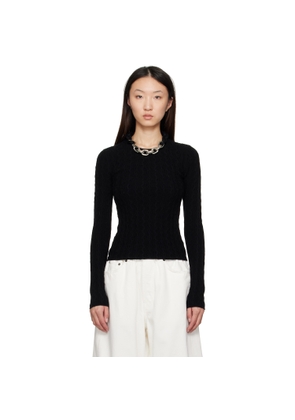 Rabanne Black Wool Sweater