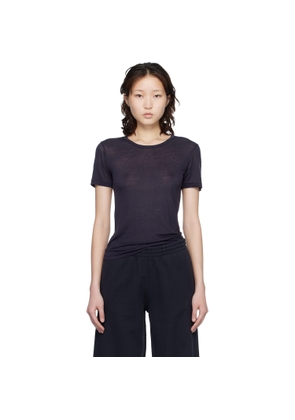 ANINE BING Navy Sylvie T-shirt