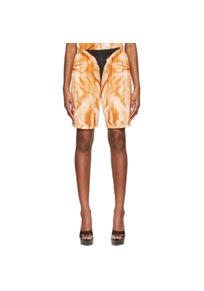 Sia Arnika Orange Polyester Shorts