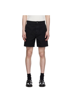 Represent Black Cotton Tailored Shorts