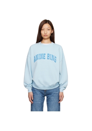 ANINE BING Blue Miles 'Anine Bing' Sweatshirt