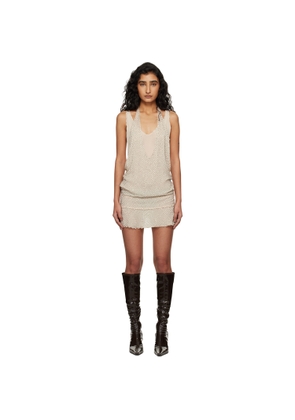 KNWLS Beige Deleria Minidress