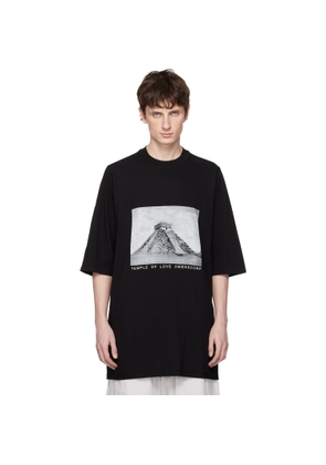Rick Owens DRKSHDW Black Temple Jumbo S/S T-shirt