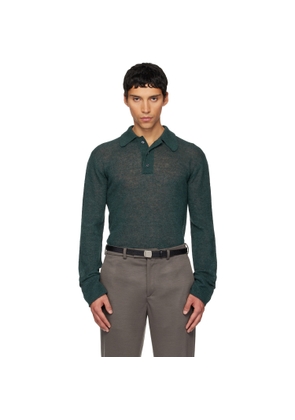 Rier Green Alpaca & Silk Polo