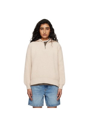 ANINE BING Beige Sammy Sweater