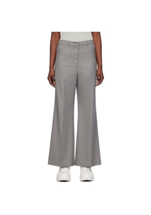 LOW CLASSIC Gray Wide-Leg Trousers