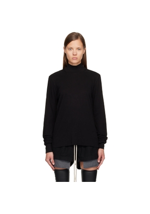 Rick Owens DRKSHDW Black Concordians Headon Dbl Turtleneck