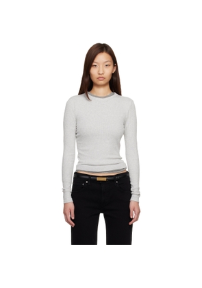 Citizens of Humanity Gray Bina Crewneck T-shirt