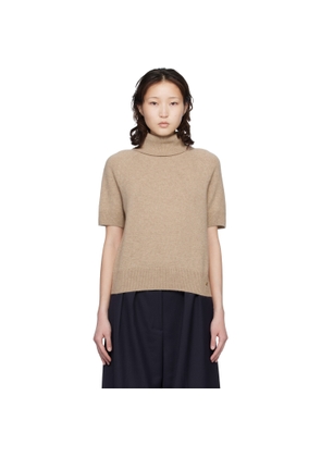 ANINE BING Taupe Jackson Turtleneck