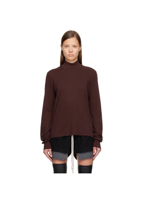 Rick Owens DRKSHDW Burgundy Concordians Headon Dbl Turtleneck
