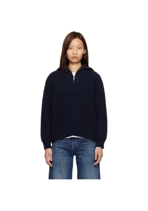 ANINE BING Navy Sammy Track Jacket