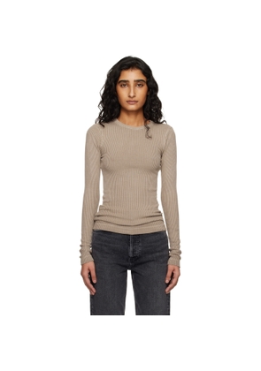 Citizens of Humanity Brown Bina Crewneck T-shirt