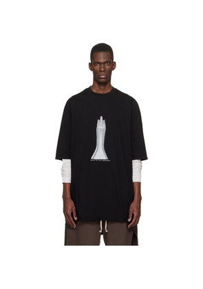 Rick Owens DRKSHDW Black Temple Jumbo S/S T-shirt