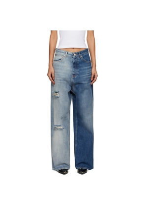 VETEMENTS Blue Degrade Effect Jeans