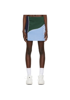 Ahluwalia Blue & Green Twice As Nice Skirt