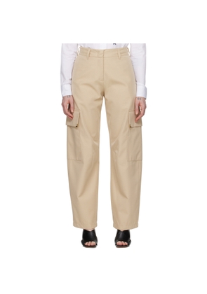 Palm Angels Beige Pocket Trousers