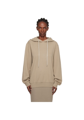 Rick Owens DRKSHDW Taupe Concordians Oversized Hoodie
