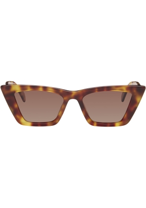 ANINE BING Brown Lillie Sunglasses