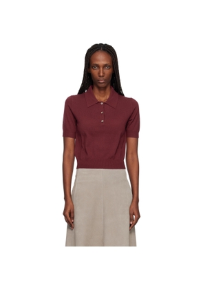 arch4 SSENSE Exclusive Red Caitlin Polo