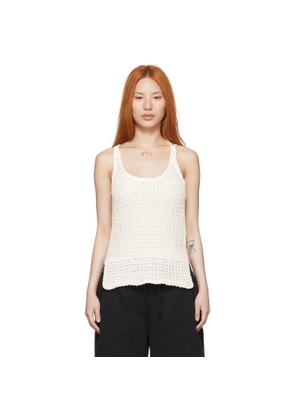 3.1 Phillip Lim White Cotton Tank Top