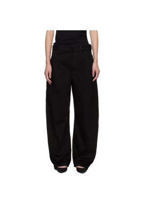 LEMAIRE Black Twisted Belted Jeans