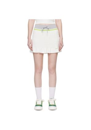 Casablanca White Tennis Miniskirt