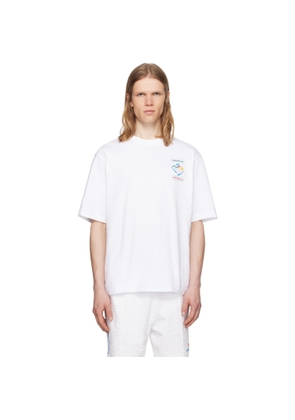 Casablanca White Montagne Sportif T-shirt