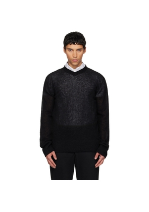 Rier Black V-Neck Sweater