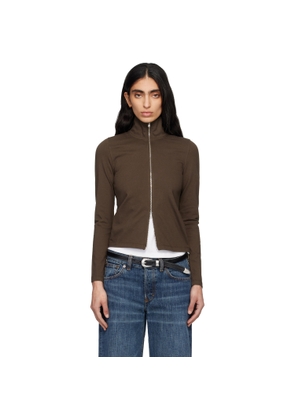 JEANERICA Brown Olive Track Jacket