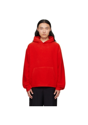 Rier Orange Fleece Hoodie