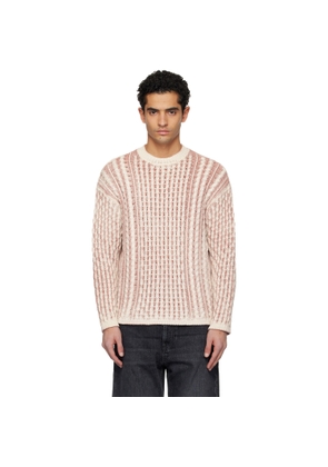 Diesel Pink & Off-White K-Moise Sweater