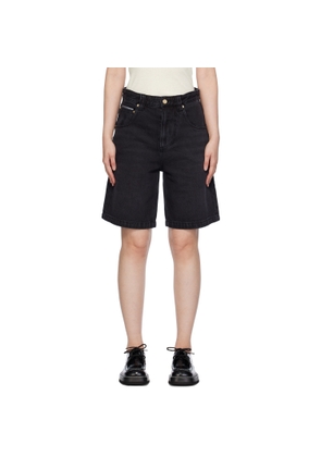 EYTYS SSENSE Exclusive Black Keanu Denim Shorts