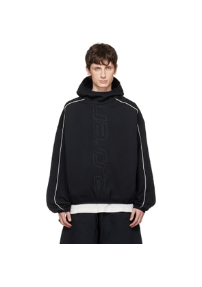 Fear of God ESSENTIALS Black Active Trace Modern Fleece Hoodie