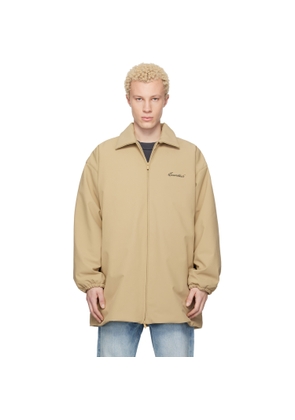 Fear of God ESSENTIALS Beige Signature Filled Barn Jacket